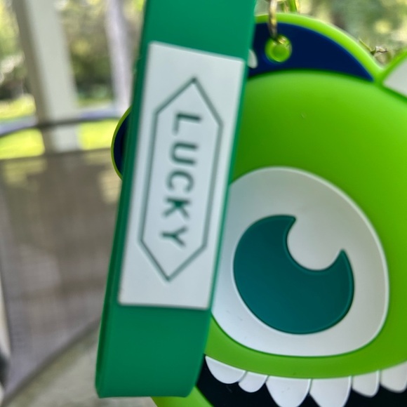 NWT-Lucky Brand Green Monster Keychain - Picture 3 of 4